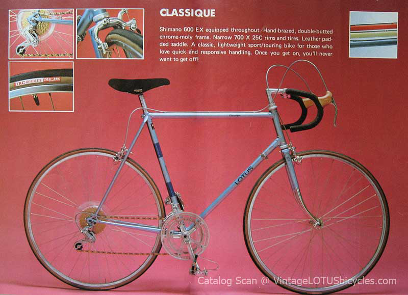 1981 Lotus Classique Catalog Page 1981 Lotus Classique Catalog Page
