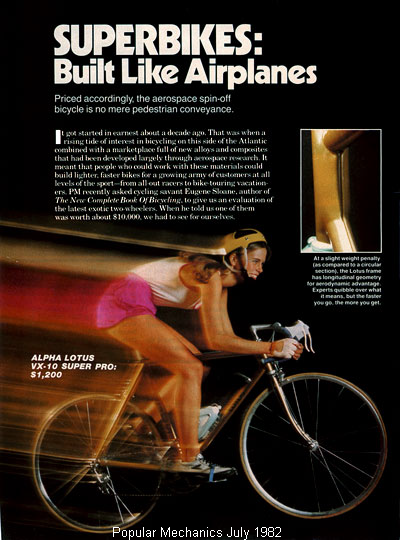 Lotus Super Pro Aero Page 1