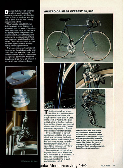 Lotus Super Pro Aero July 1982