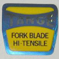 Tange Hi-Tensile Fork Decal
