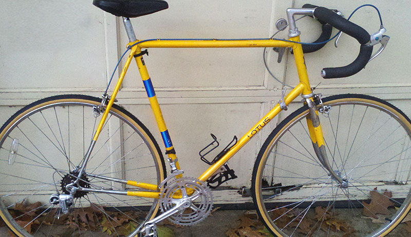 1981 Lotus Legend in Sky yellow