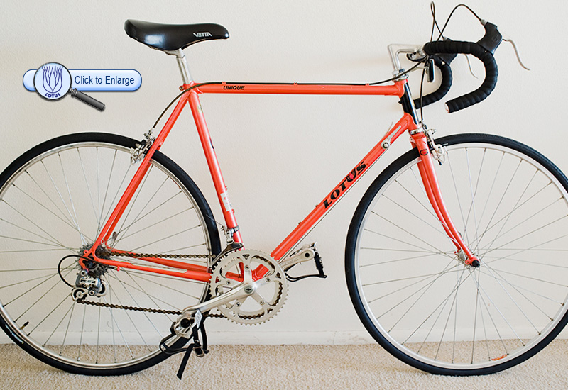 1986 Lotus Unique in Pearl Coral 1986 Lotus Unique in Pearl Coral
